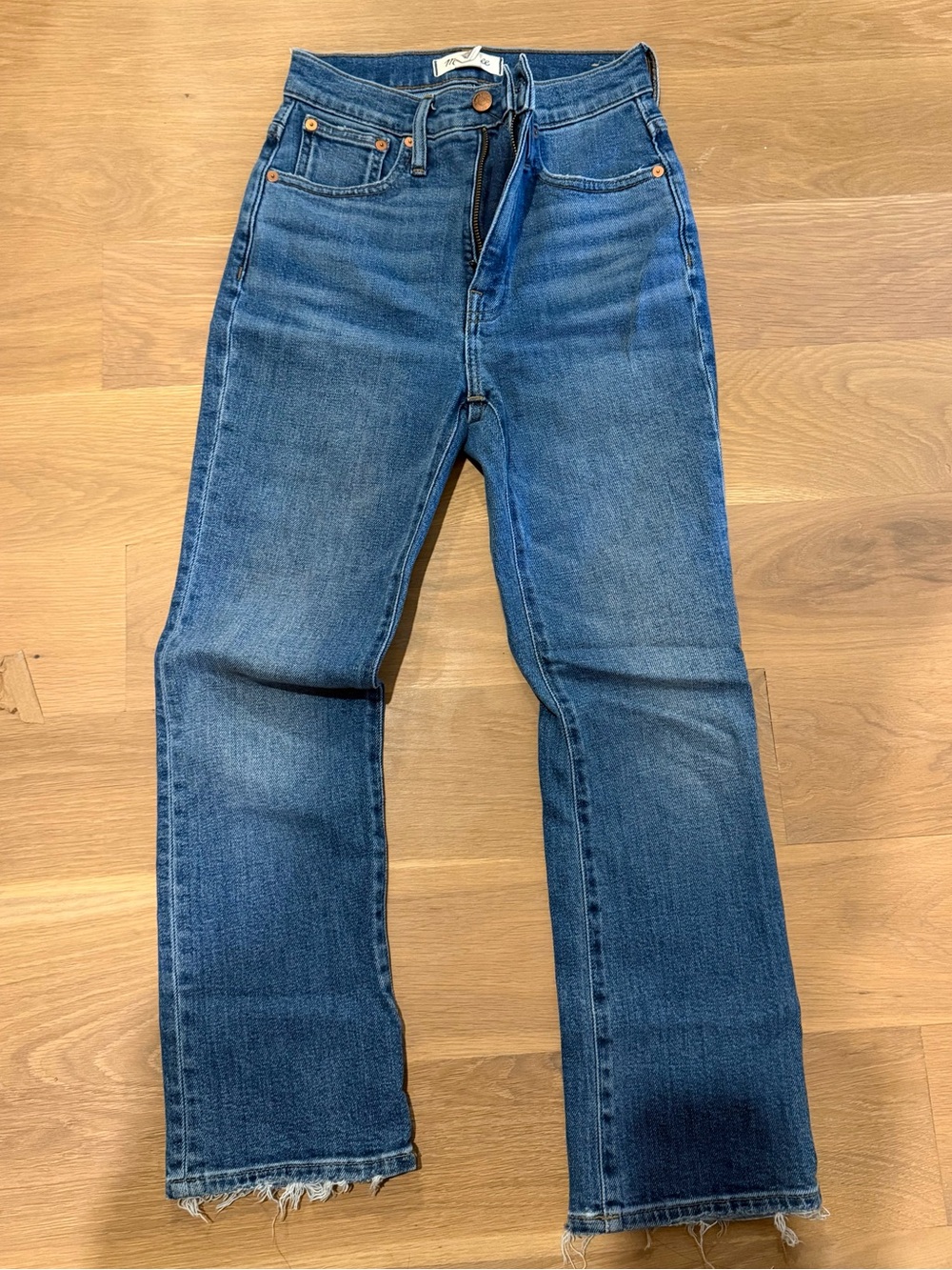 NWOT! Madewell slim cropped boot jean